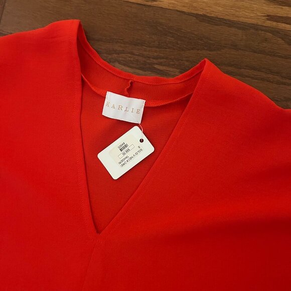 NWT Karlie Mini Dress V Neck Dress Size Small Lightweight Gameday Party Sorority - Picture 4 of 9